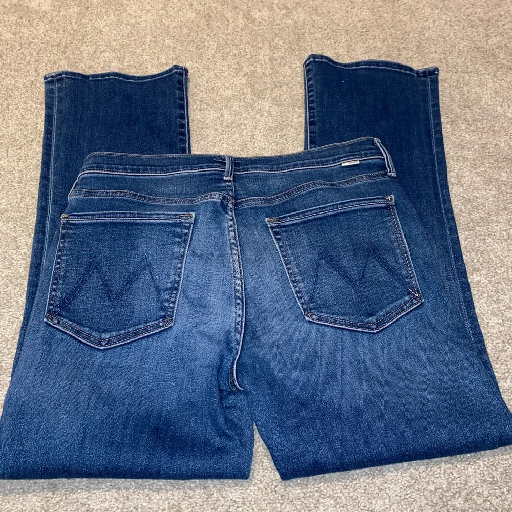 MOTHER The Outsider High Rise Ankle Jeans: Connect The Dots - Picture 8 of 9